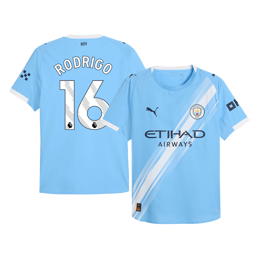Domácí Fotbalový Dres Manchester City 25/26 Authentic RODRIGO #16