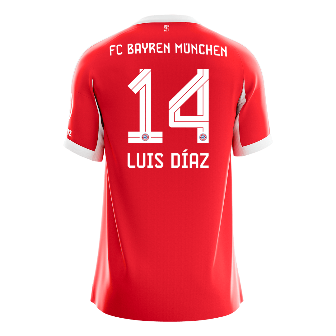 Bayern Mnichov domácí fotbalový dres 2025/26 LUIS DÍAZ #14