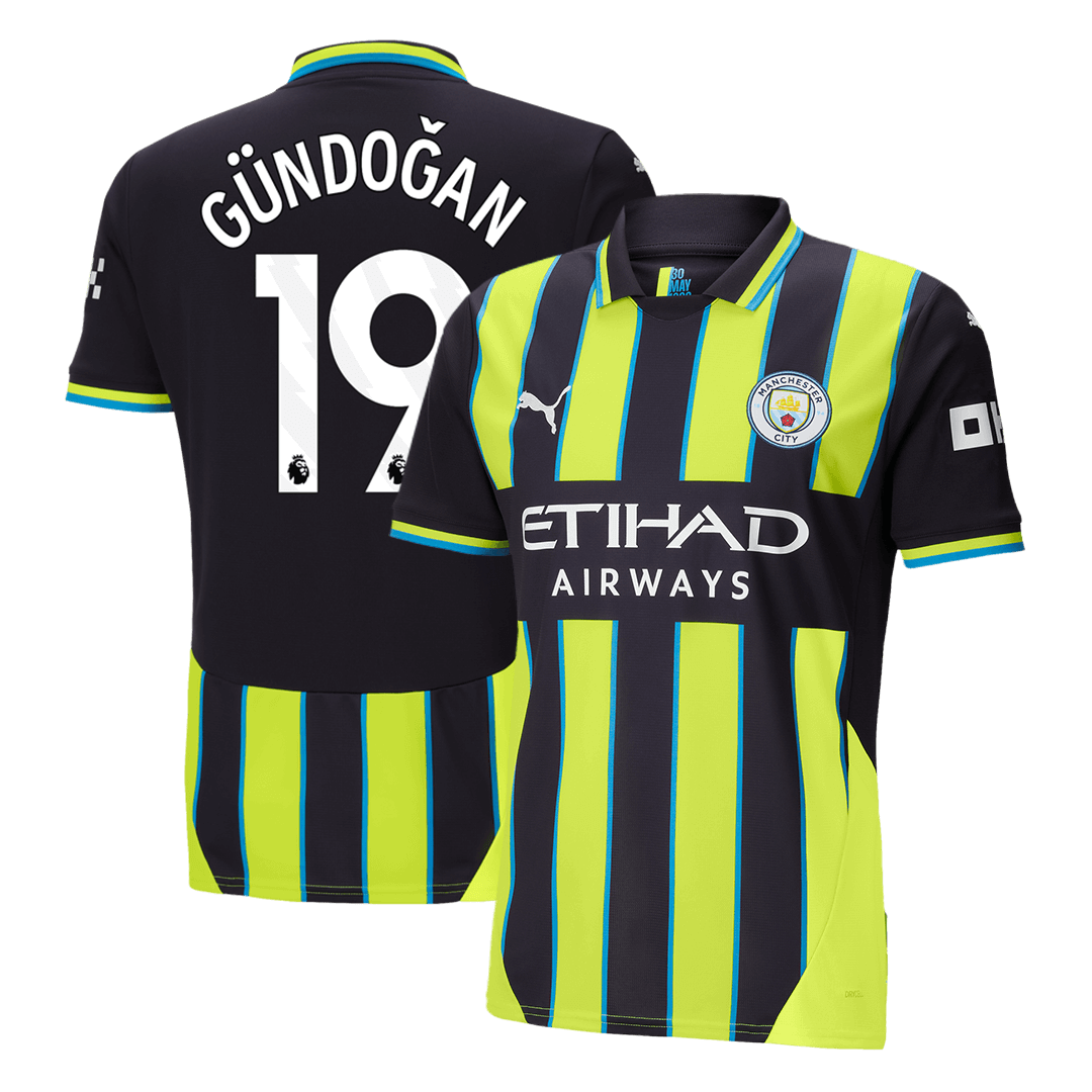 Venkovní Fotbalový Dres Manchester City 24/25 GÜNDOĞAN #19
