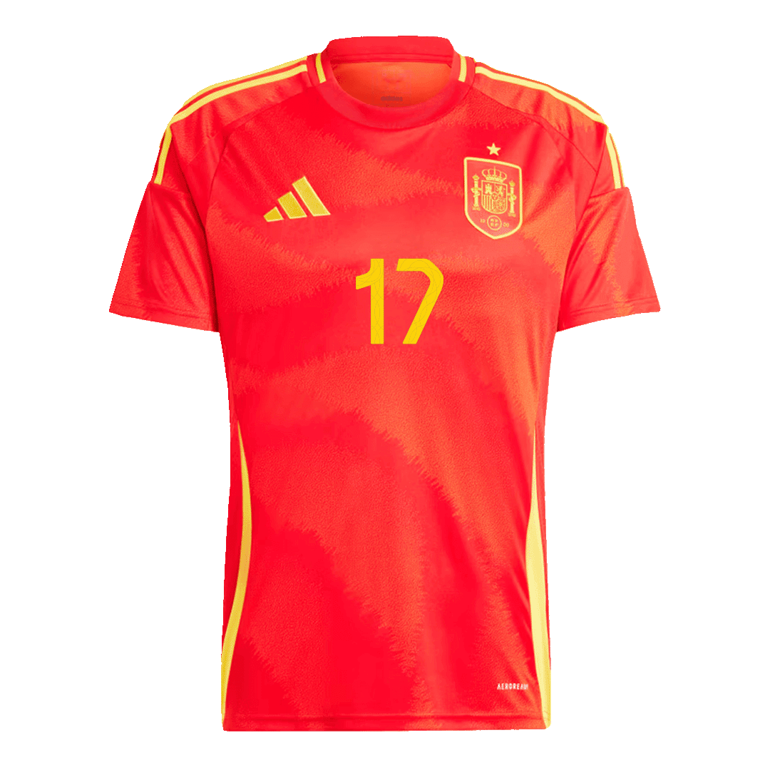 Domácí Fotbalový Dres Spain 2024 WILLIAMS JR. #17