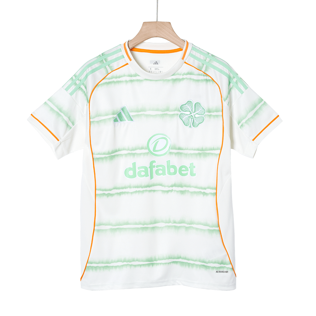 Celtic Third Away Soccer Jersey 2025/26 White