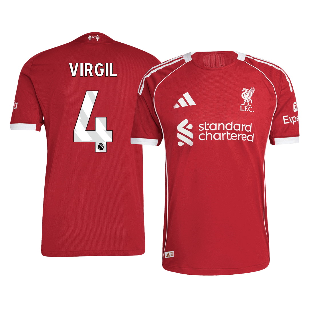 Domácí Fotbalový Dres Liverpool Authentic VIRGIL #4