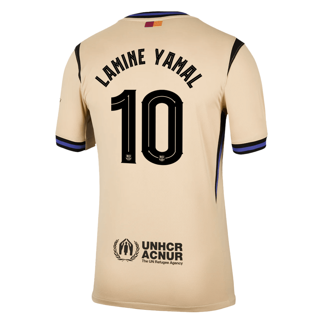 Venkovní Fotbalový Dres Barcelona 25/26 LAMINE YAMAL #10 UCL