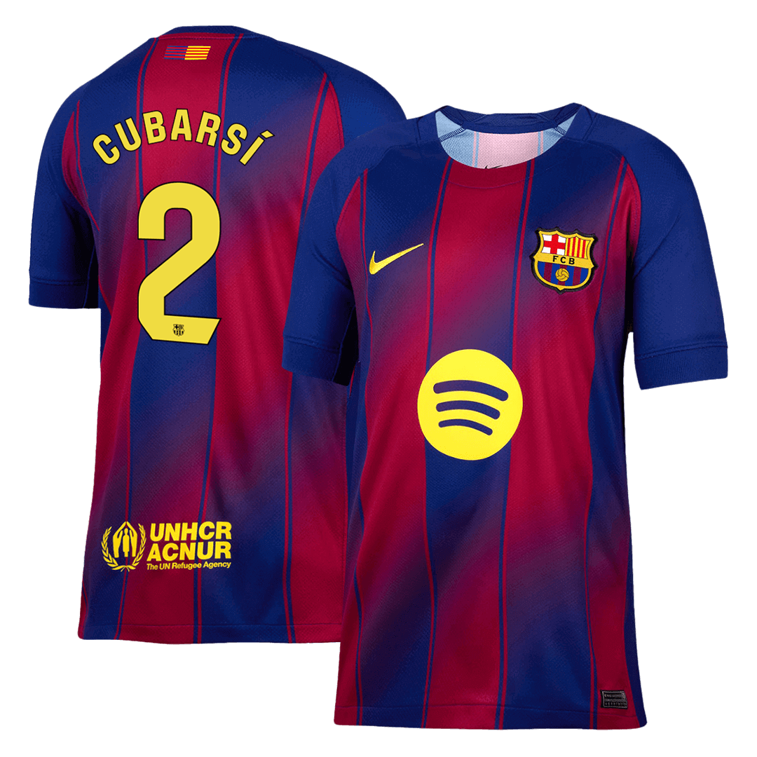 Domácí Fotbalový Dres Barcelona 25/26 CUBARSÍ #2