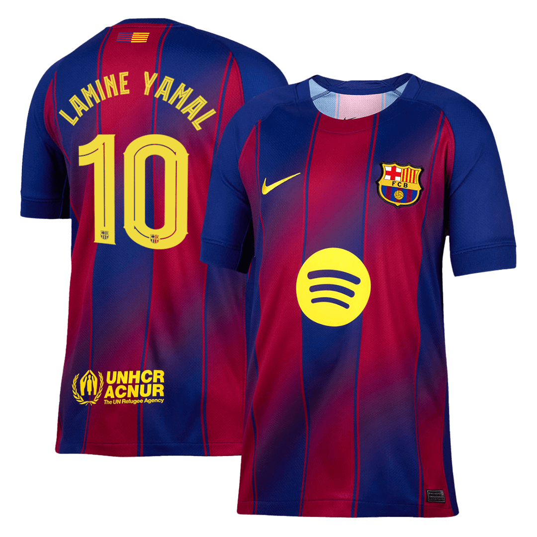 Domácí Fotbalový Dres Barcelona 25/26 LAMINE YAMAL #10 UCL