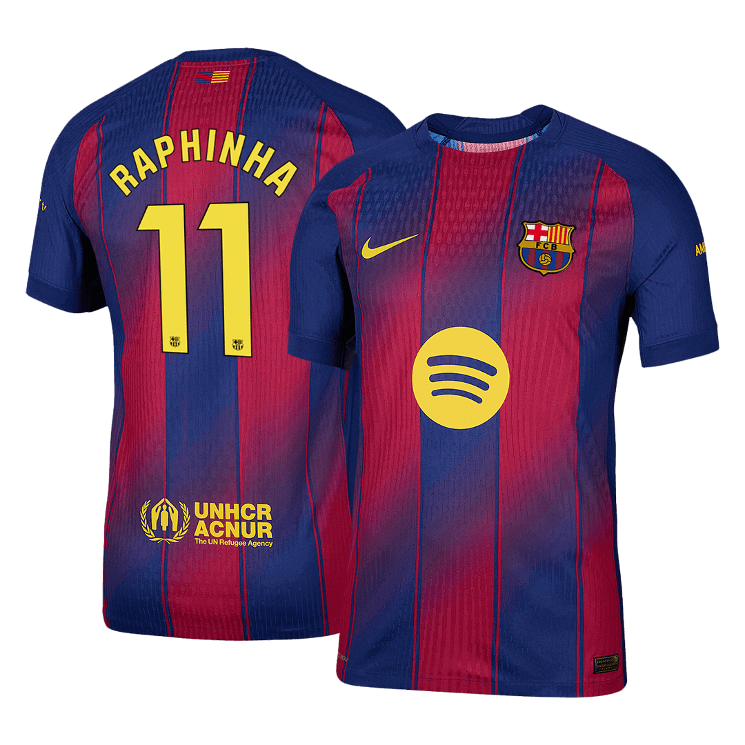 Domácí Fotbalový Dres Barcelona 25/26 Authentic RAPHINHA #11