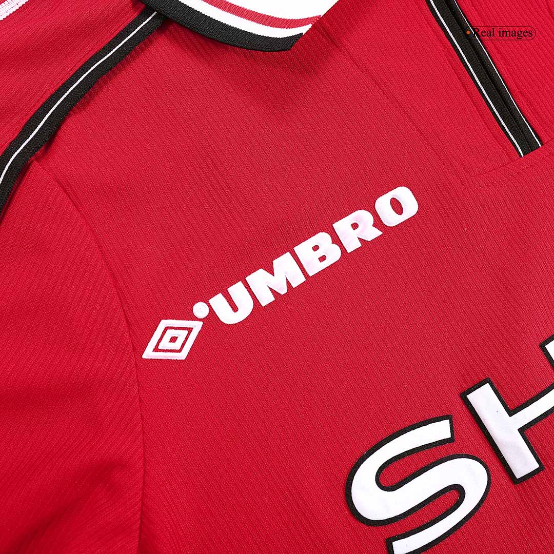 Domácí Retro Dres Manchester United 1998/99 Long Sleeve