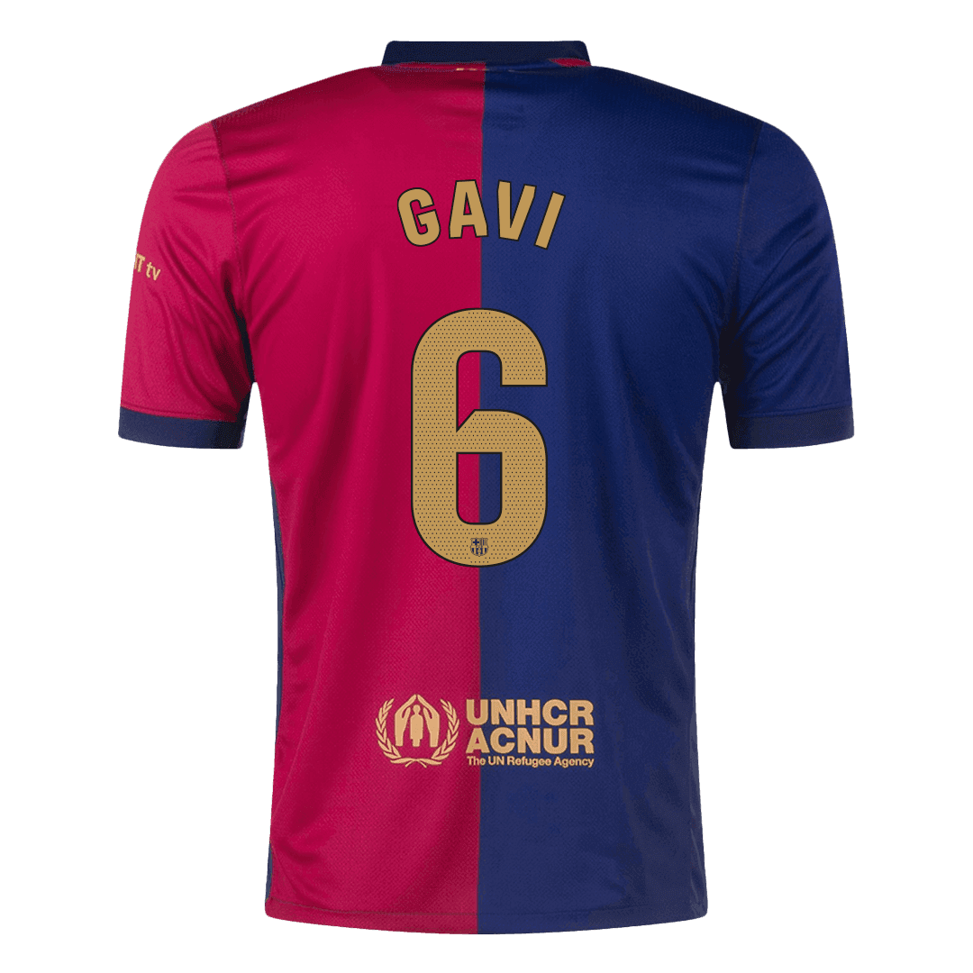 Domácí Fotbalový Dres Barcelona 24/25 GAVI #6