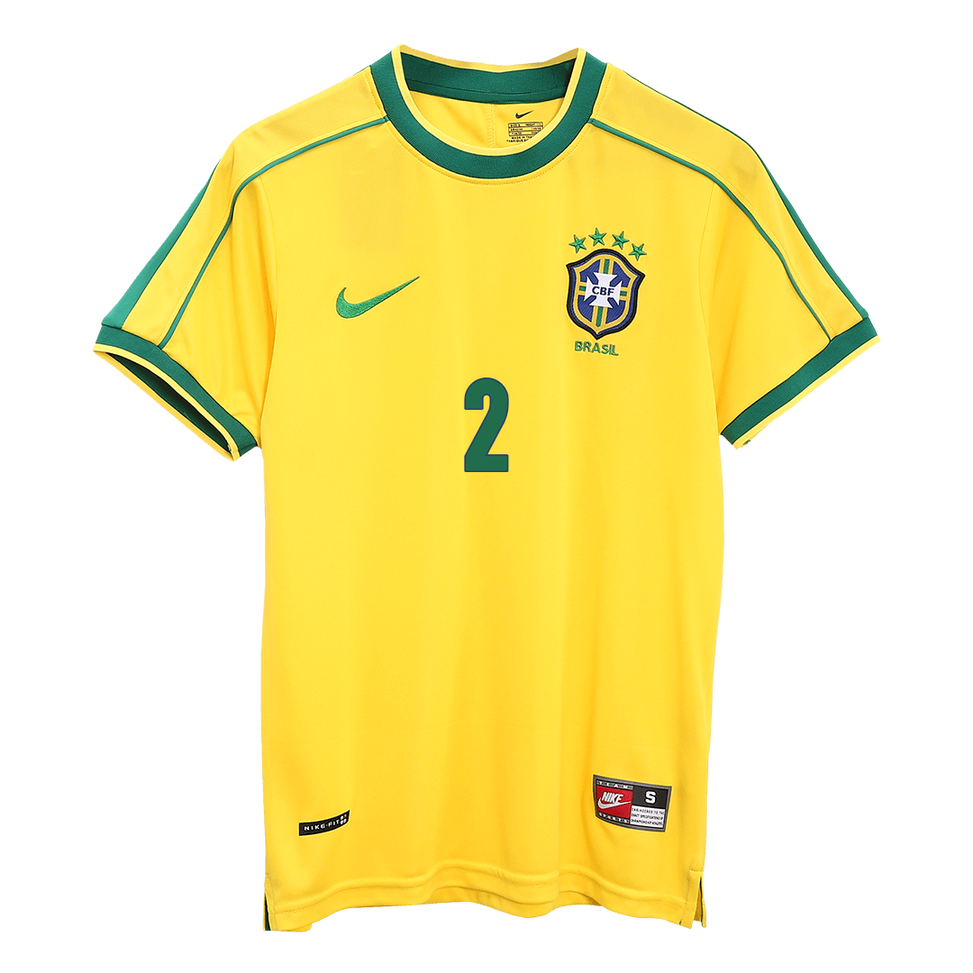 Domácí Retro Dres Brazil 1998 CAFU #2
