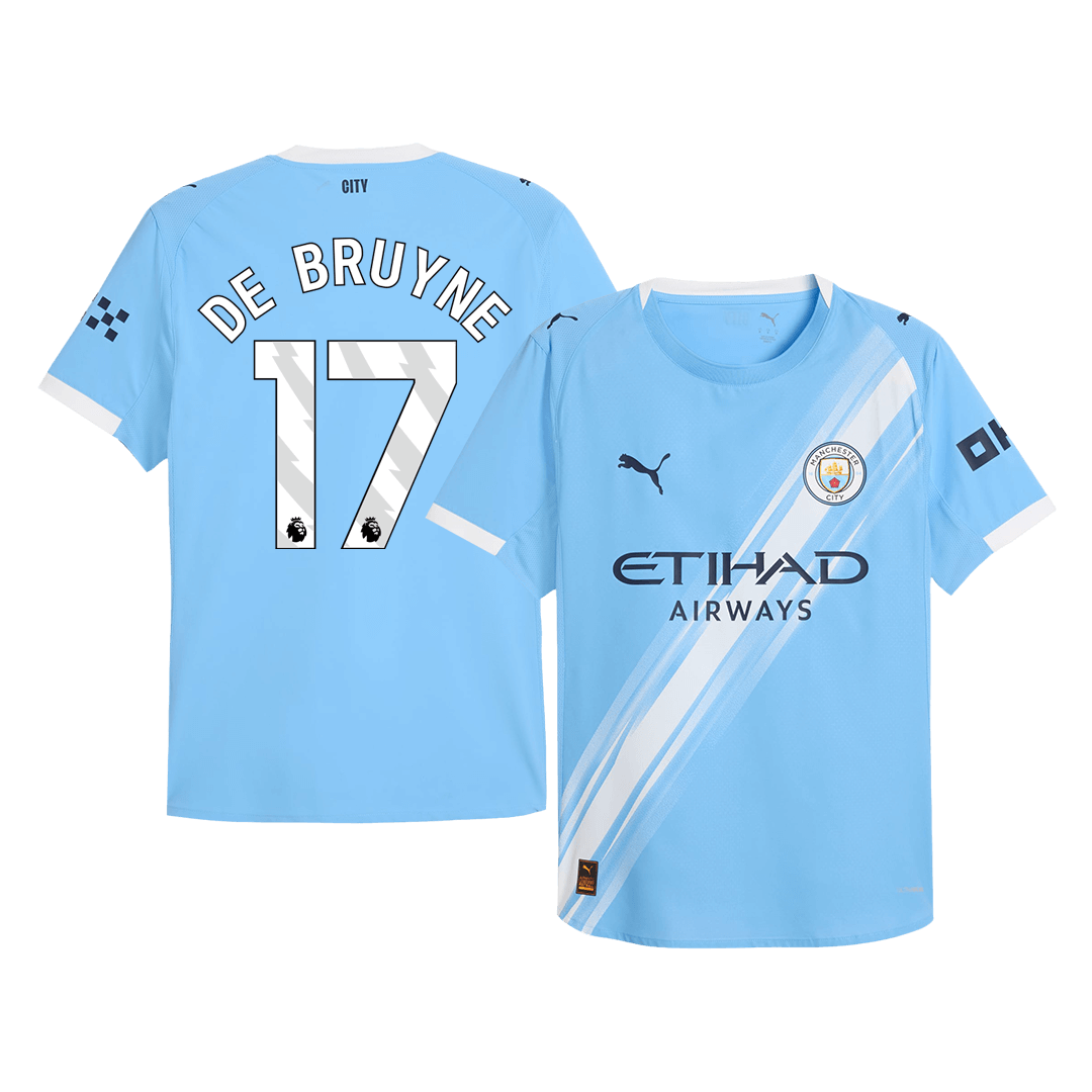 Domácí Fotbalový Dres Manchester City 25/26 Authentic DE BRUYNE #17