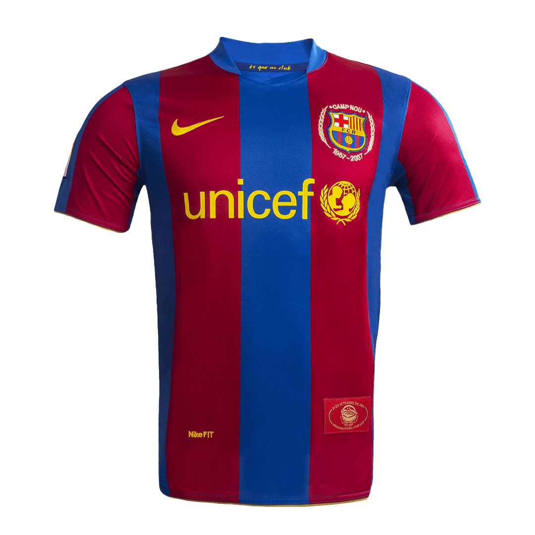 Domácí Retro Dres Barcelona 2007/08