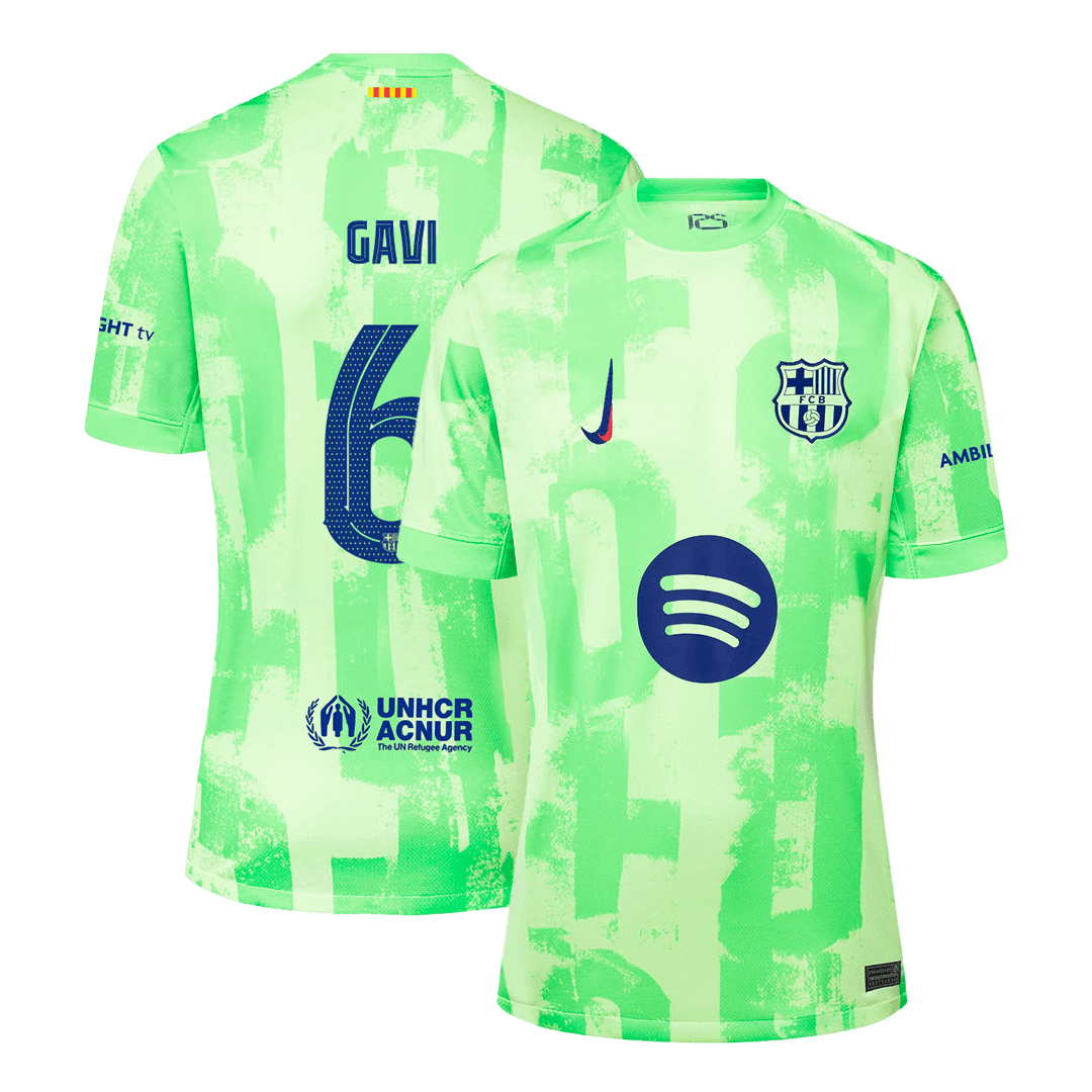 Třetí Fotbalový Dres Barcelona 24/25 GAVI #6
