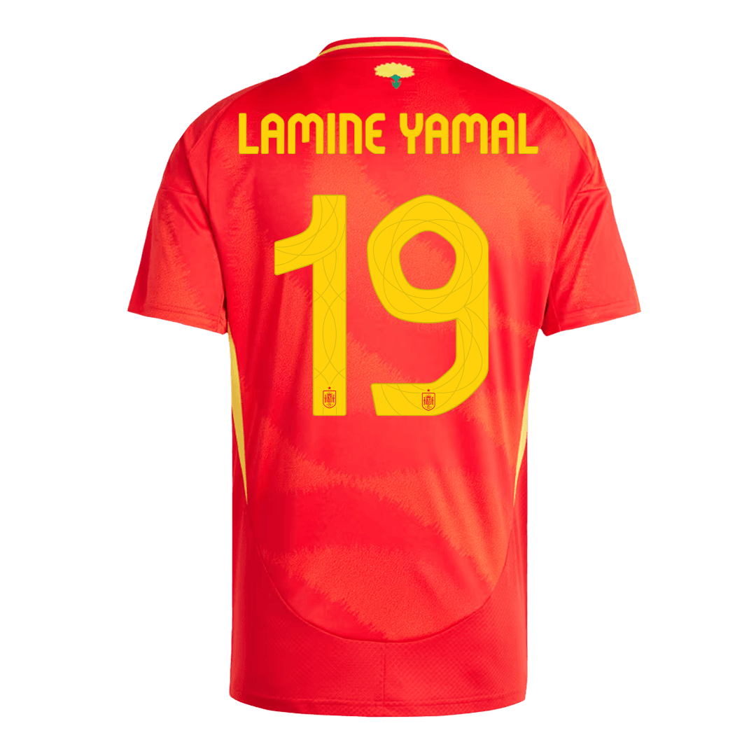 Domácí Fotbalový Dres Spain 2024 LAMINE YAMAL #19