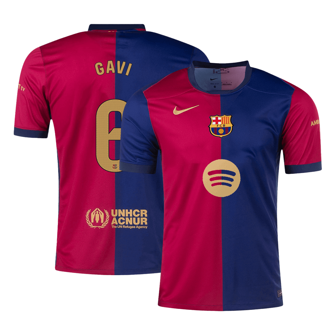 Domácí Fotbalový Dres Barcelona 24/25 GAVI #6