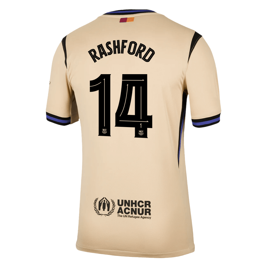Venkovní Fotbalový Dres Barcelona 25/26 RASHFORD #14 UCL