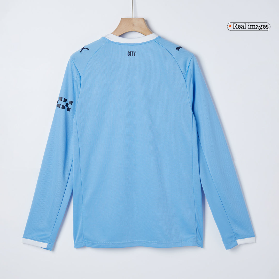 Domácí Fotbalový Dres Manchester City 25/26 Long Sleeve