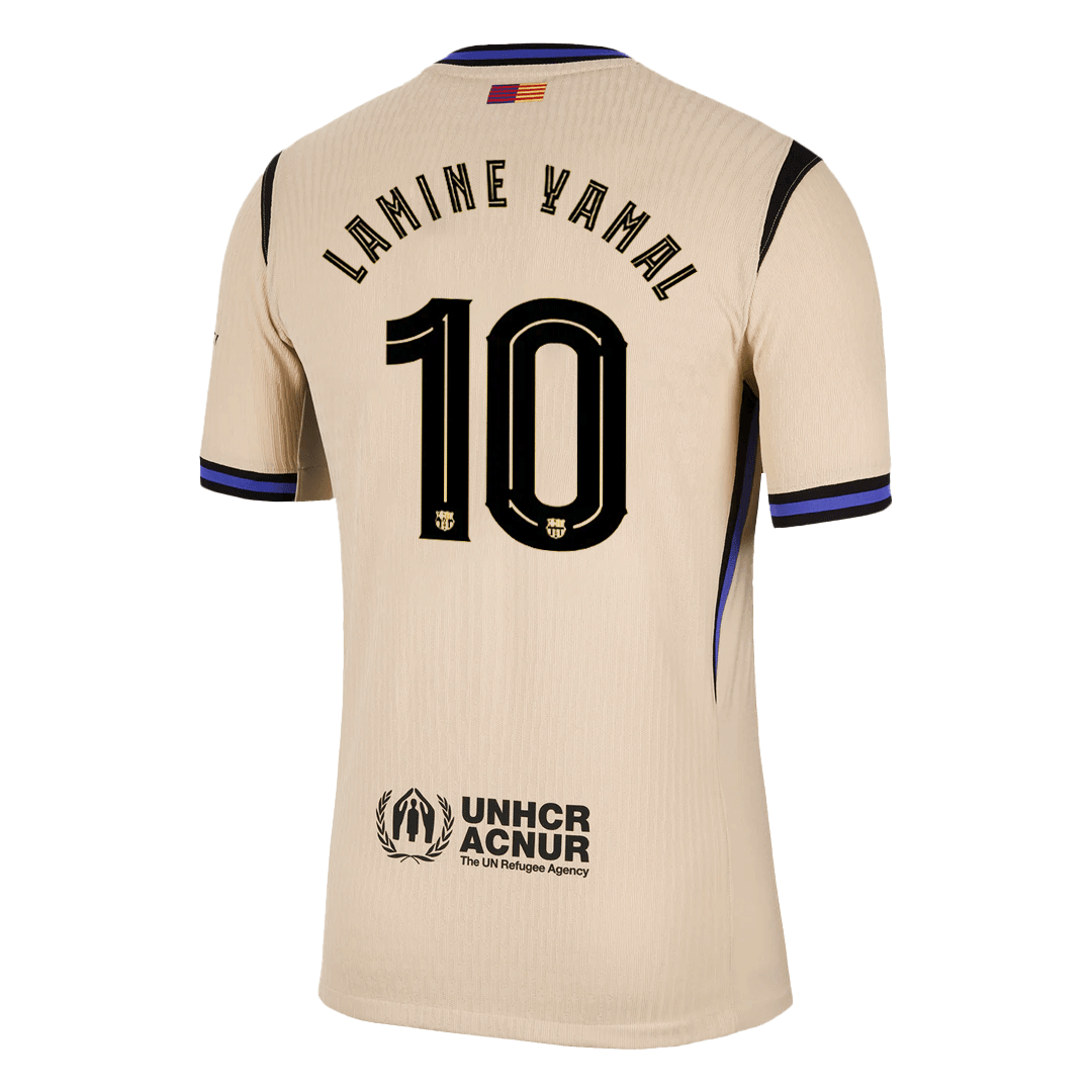 Venkovní Fotbalový Dres Barcelona 25/26 Authentic LAMINE YAMAL #10 UCL