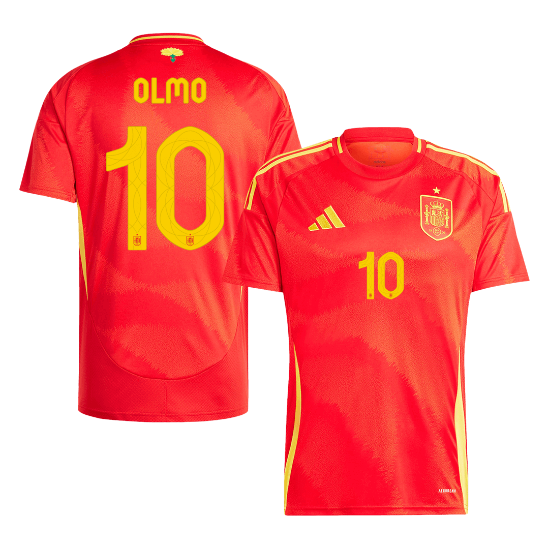 Domácí Fotbalový Dres Spain 2024 OLMO #10