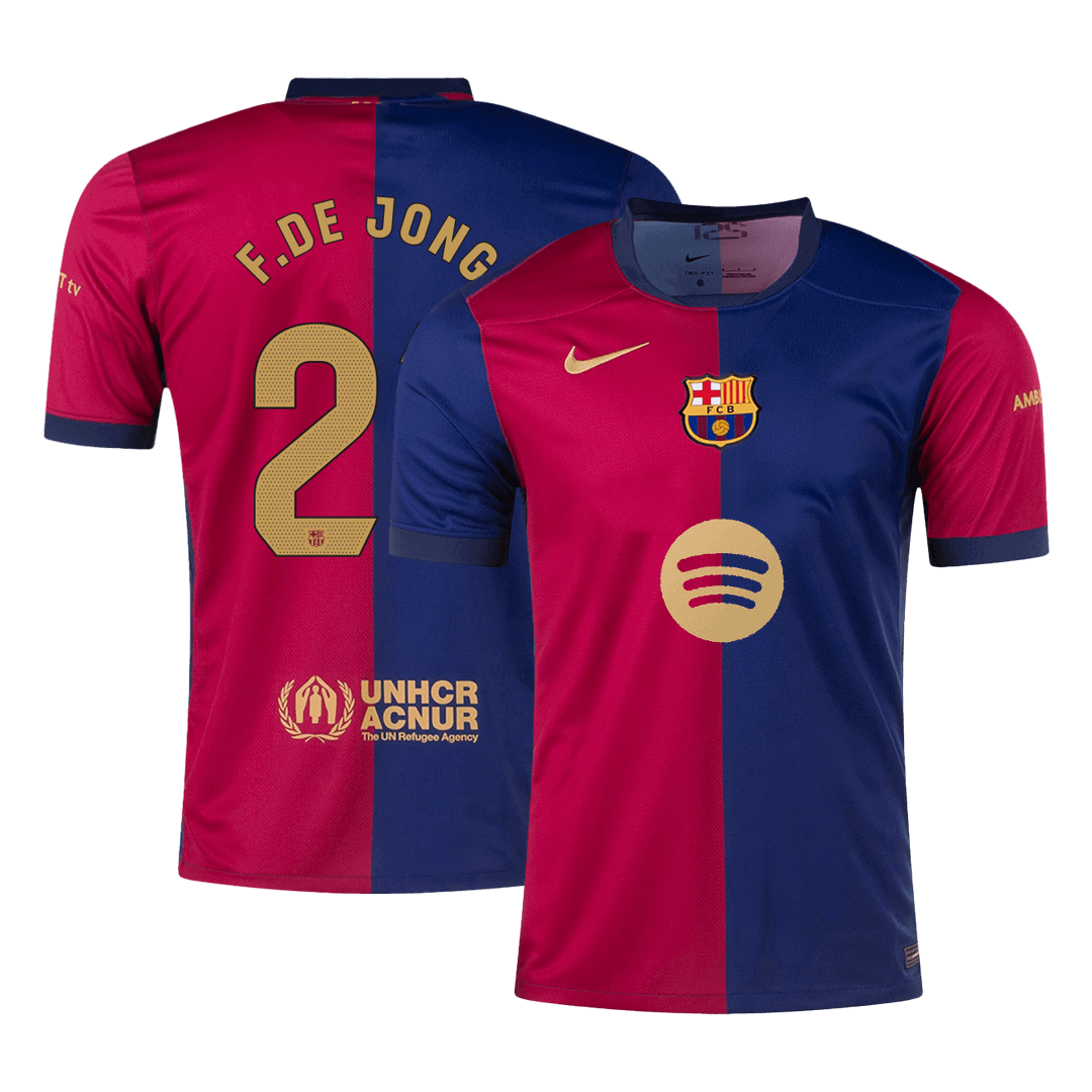 Domácí Fotbalový Dres Barcelona 24/25 F.DE JONG #21