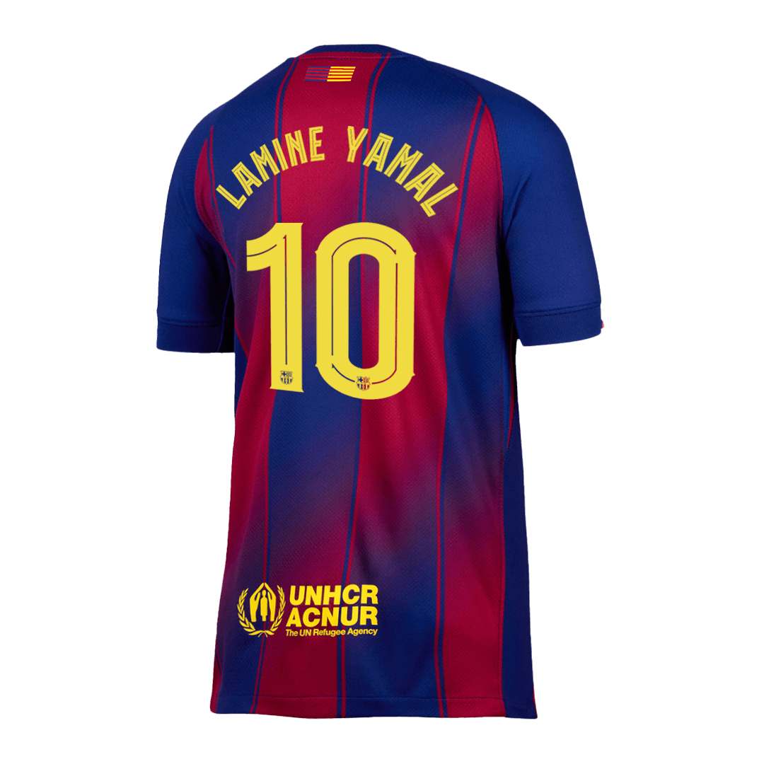 Domácí Fotbalový Dres Barcelona 25/26 LAMINE YAMAL #10 UCL