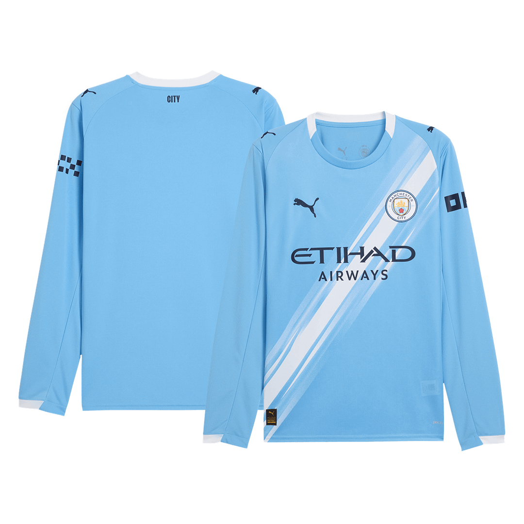 Domácí Fotbalový Dres Manchester City 25/26 Long Sleeve