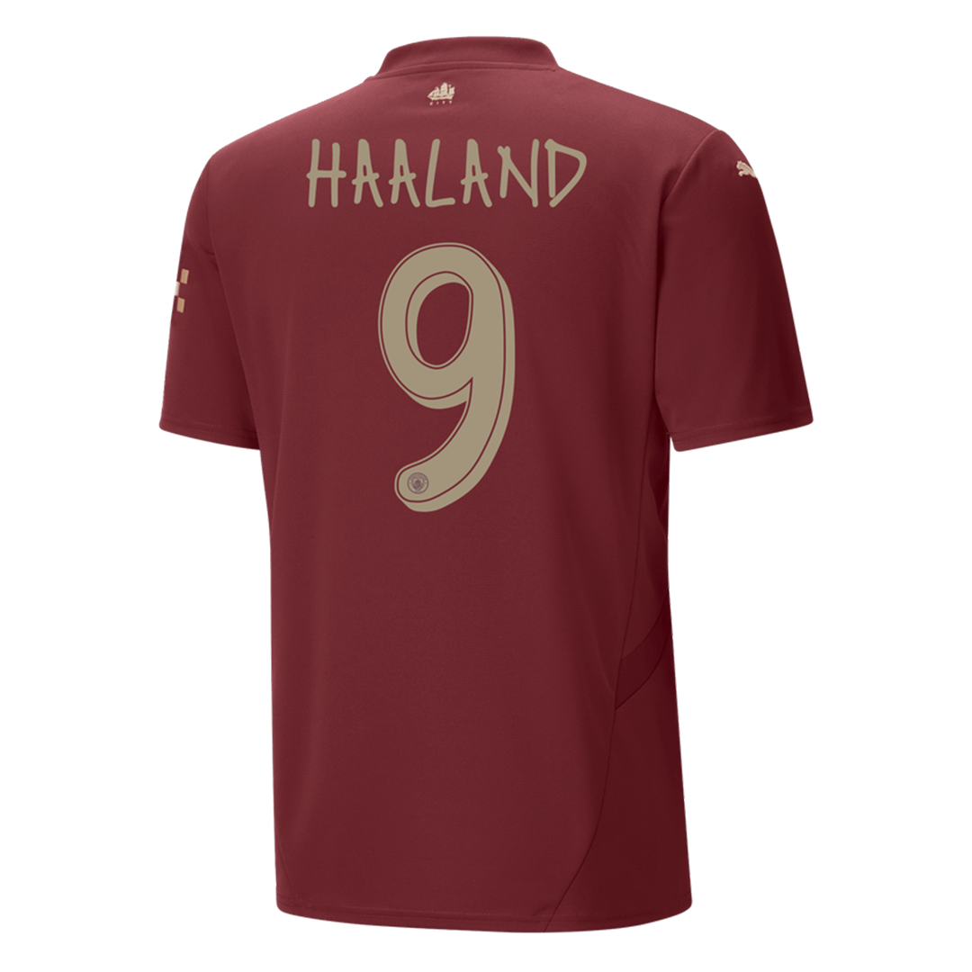 Třetí Fotbalový Dres Manchester City 24/25 HAALAND #9 UCL
