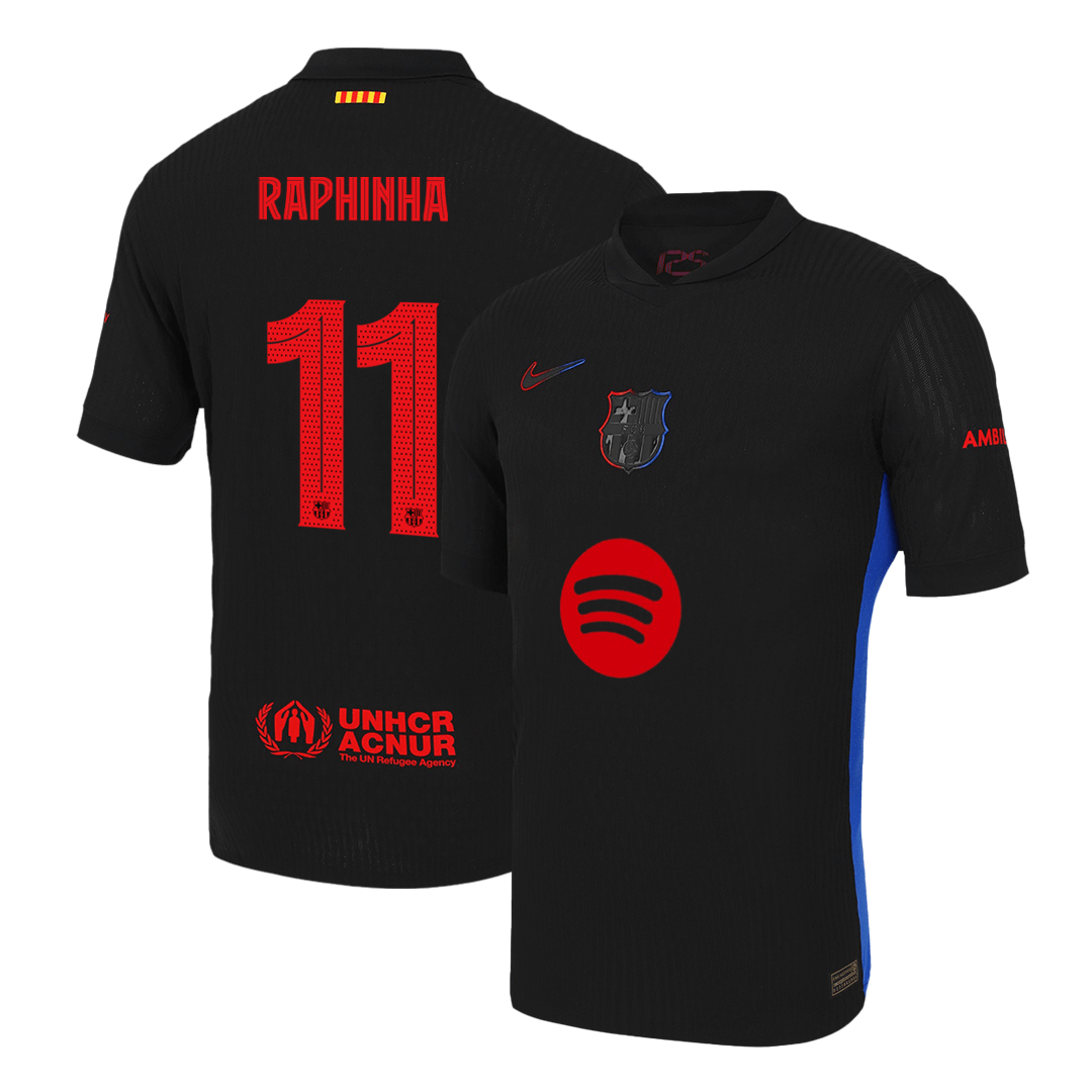 Venkovní Fotbalový Dres Barcelona 24/25 Authentic RAPHINHA #11 UCL