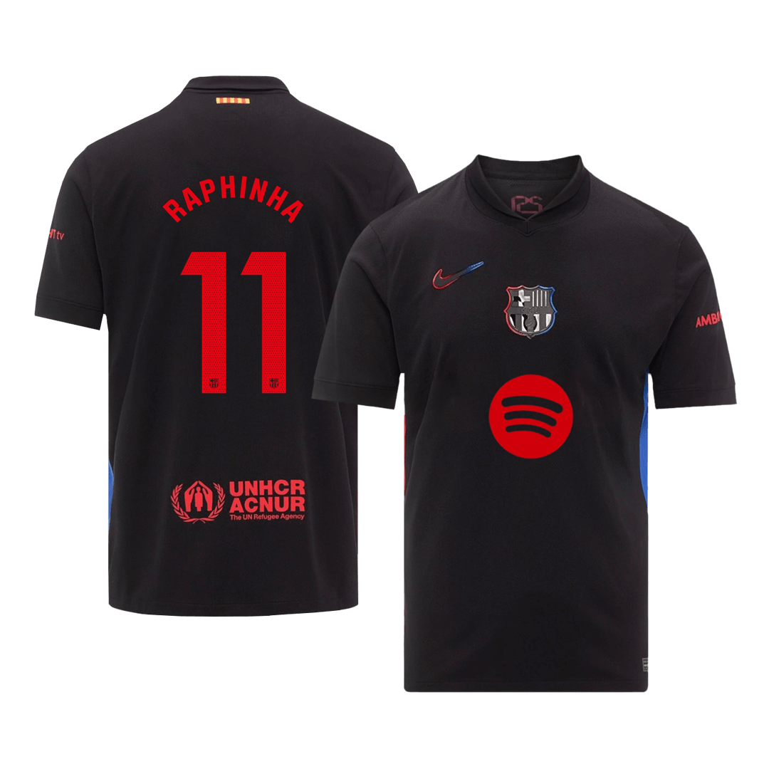 Venkovní Fotbalový Dres Barcelona 24/25 RAPHINHA #11