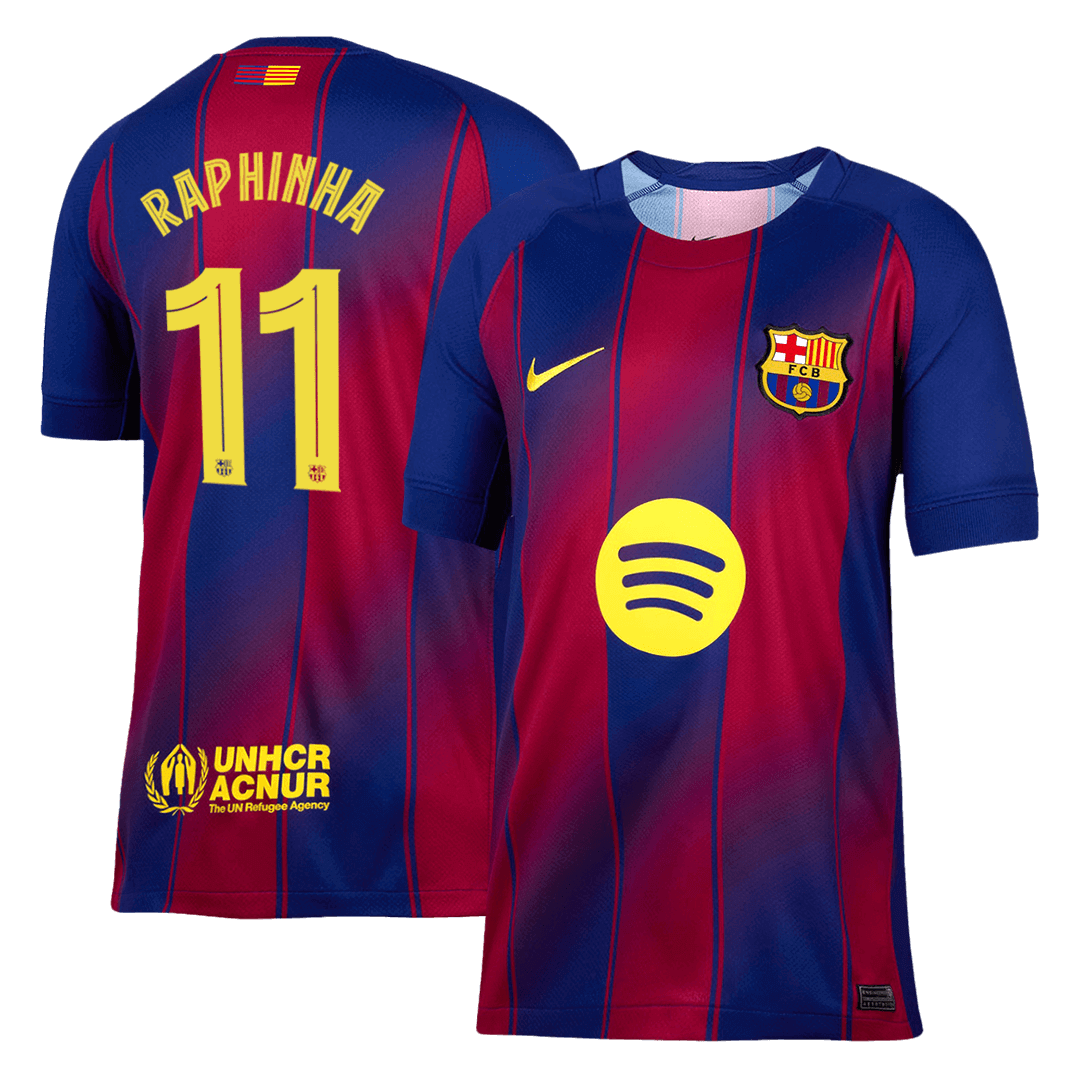 Domácí Fotbalový Dres Barcelona 25/26 RAPHINHA #11 UCL