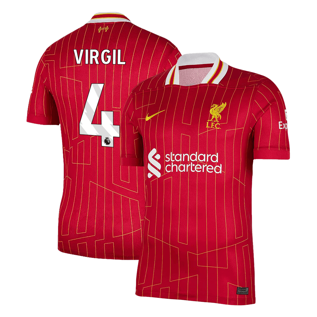 Domácí Fotbalový Dres Liverpool 24/25 VIRGIL #4