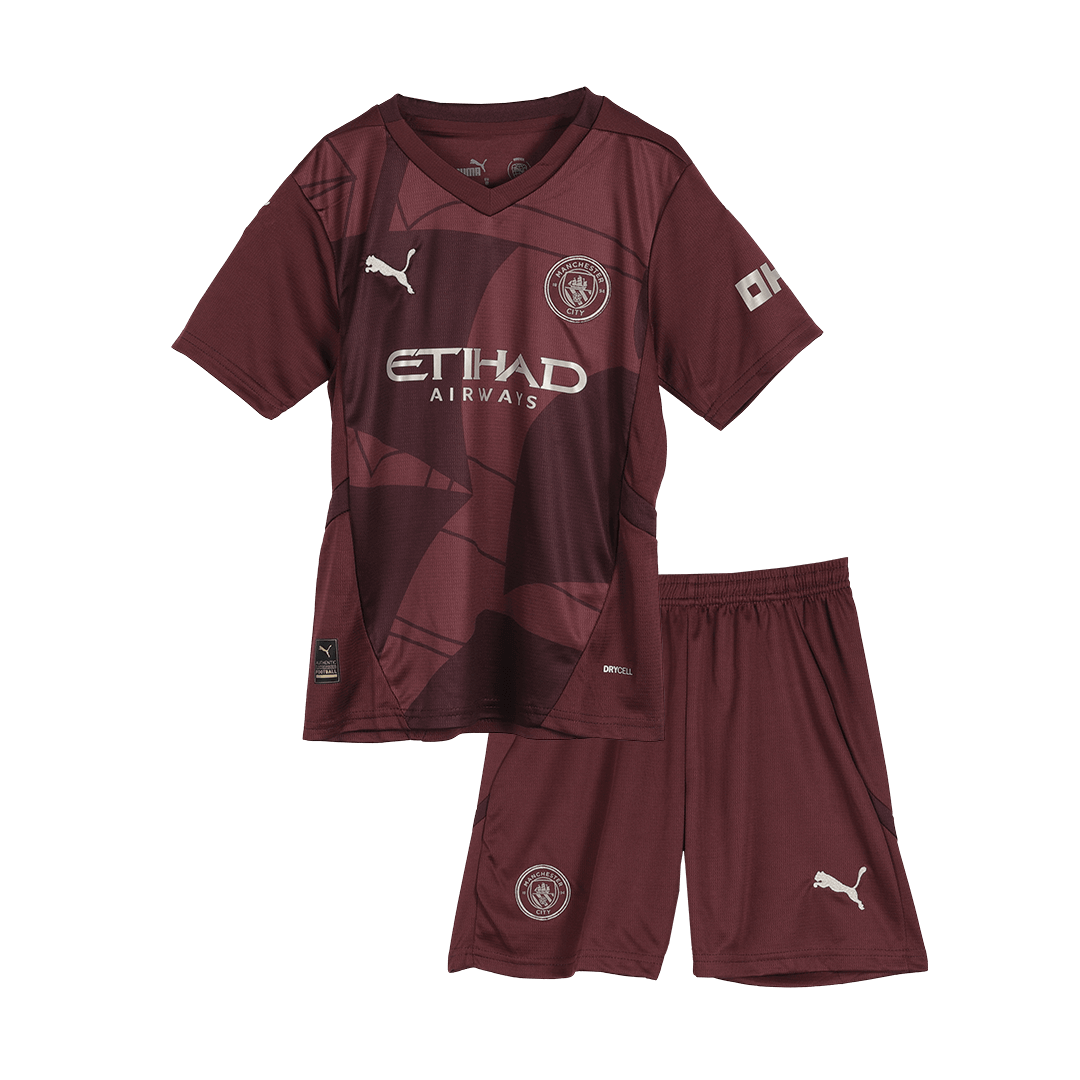Dětská Třetí Fotbalový Souprava Manchester City 24/25