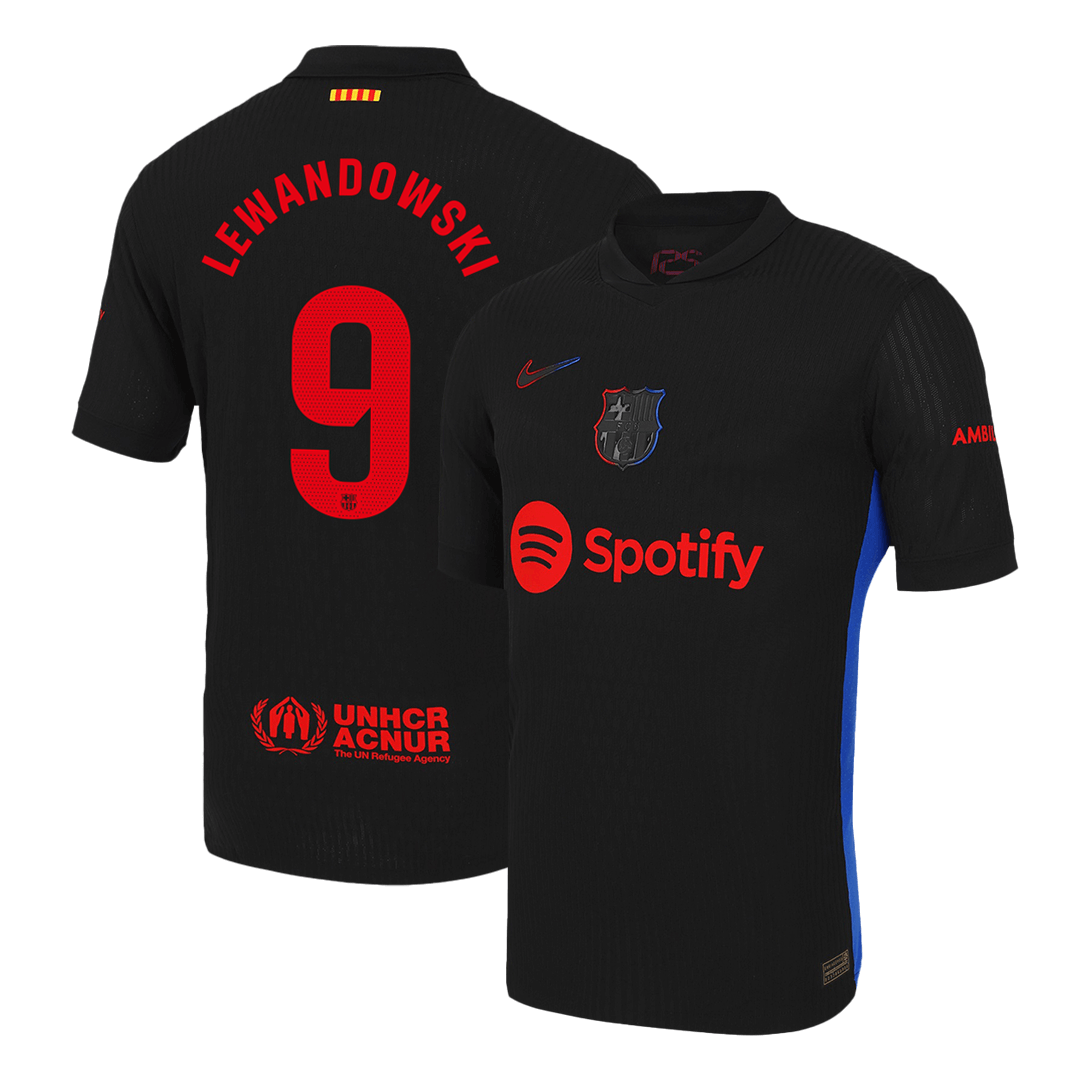 Venkovní Fotbalový Dres Barcelona 24/25 Authentic LEWANDOWSKI #9