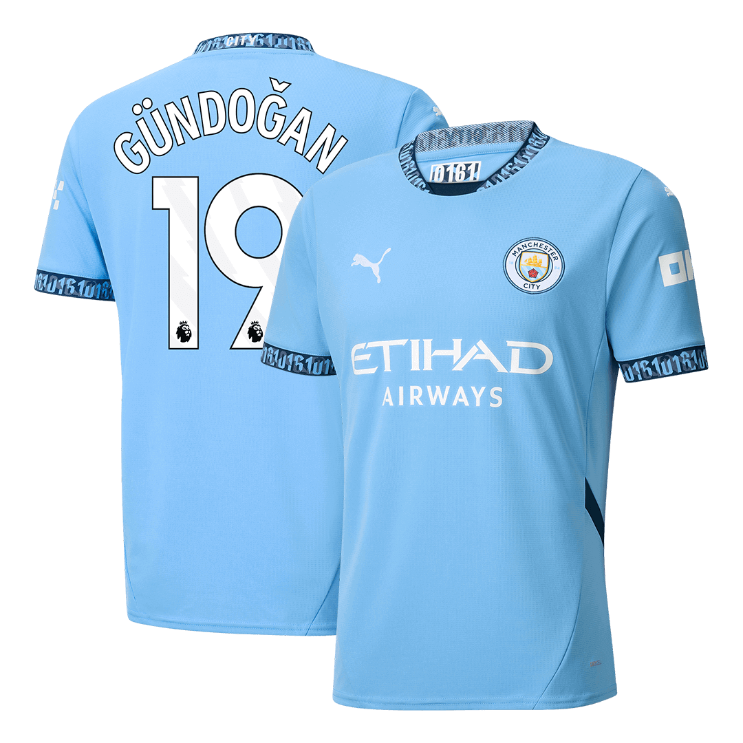 Domácí Fotbalový Dres Manchester City 24/25 GÜNDOĞAN #19