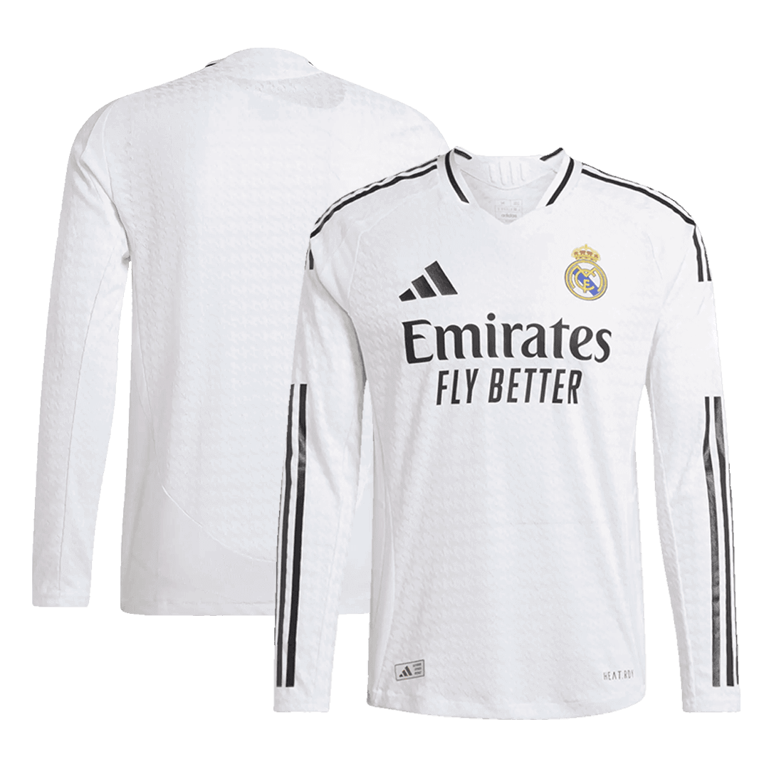 Domácí Fotbalový Dres Real Madrid 24/25 Long Sleeve Authentic