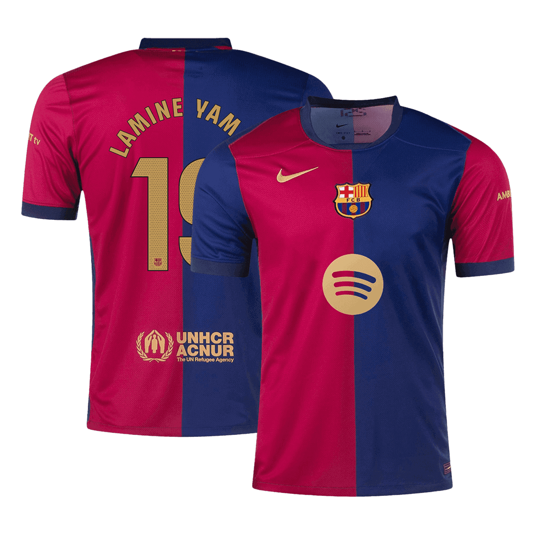 Domácí Fotbalový Dres Barcelona 24/25 LAMINE YAMAL #19