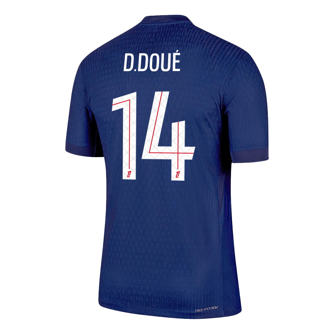 Domácí Fotbalový Dres PSG 25/26 Authentic D.DOUÉ #14