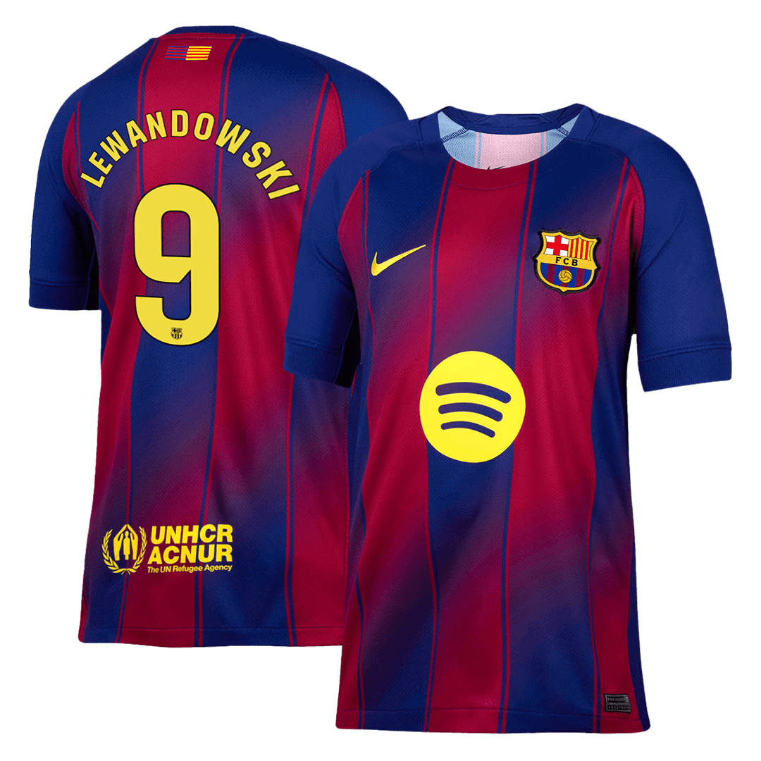 Domácí Fotbalový Dres Barcelona 25/26 LEWANDOWSKI #9