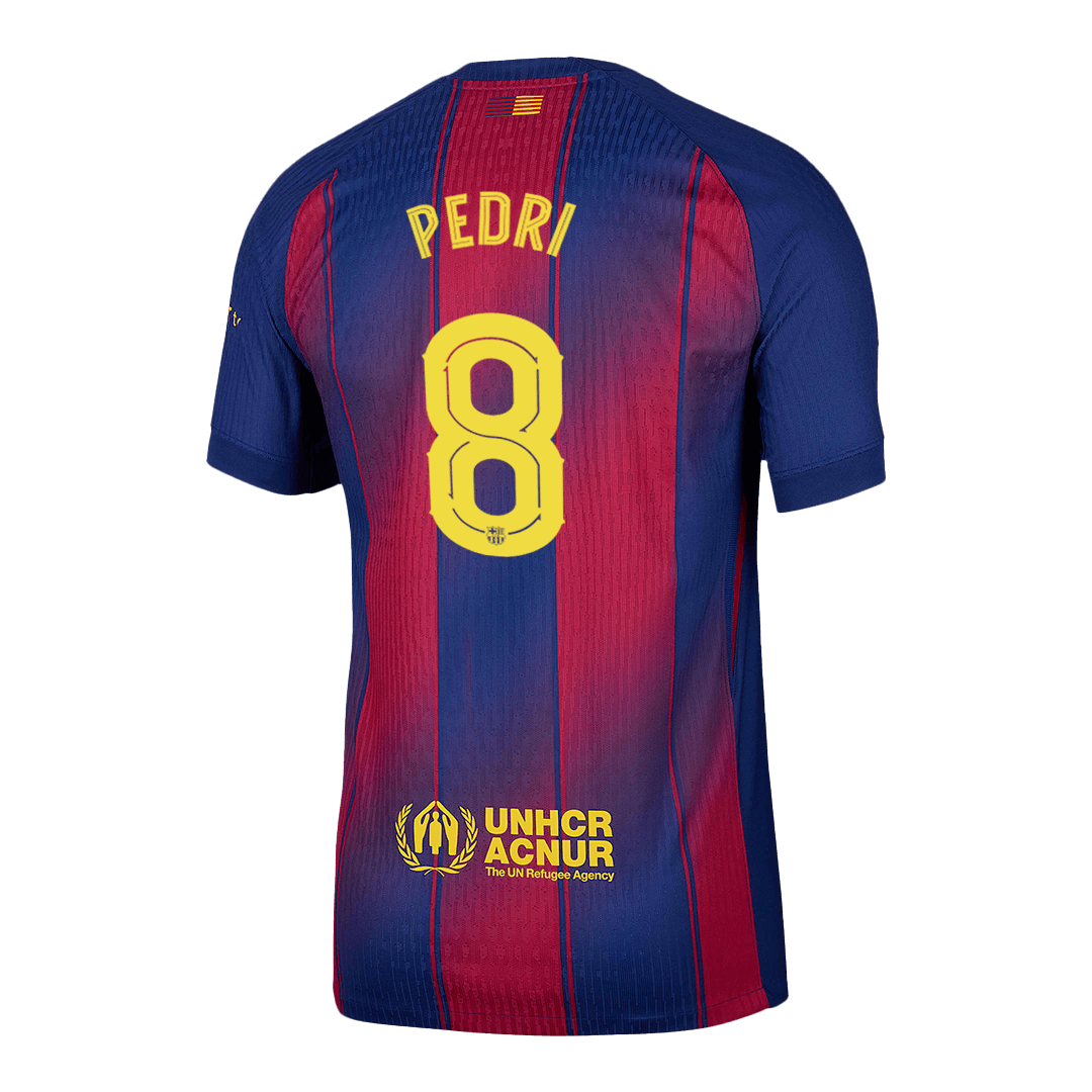 Domácí Fotbalový Dres Barcelona 25/26 Authentic PEDRI #8 UCL