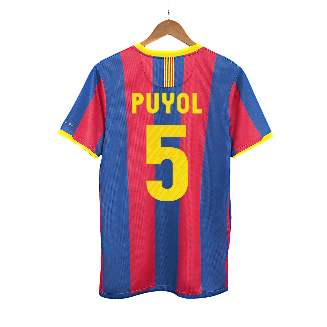 Domácí Retro Dres Barcelona 2010/11 PUYOL #5