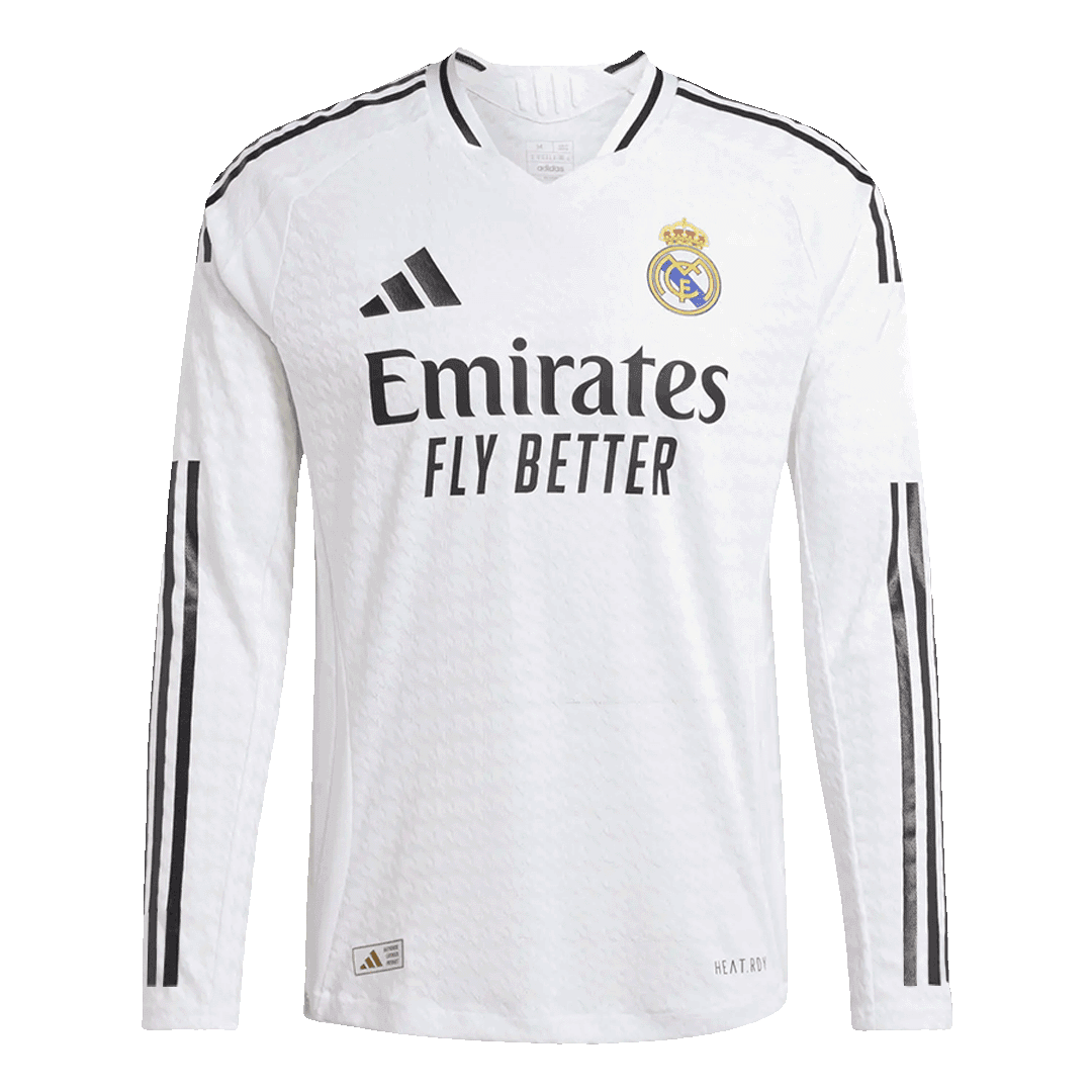 Domácí Fotbalový Dres Real Madrid 24/25 Long Sleeve Authentic