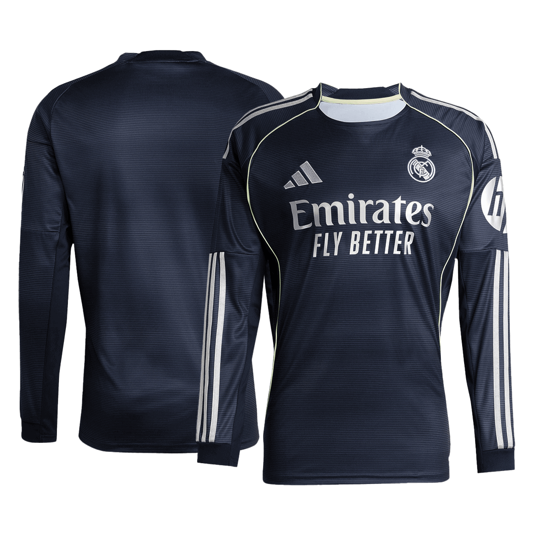 Venkovní Fotbalový Dres Real Madrid 25/26 Long Sleeve