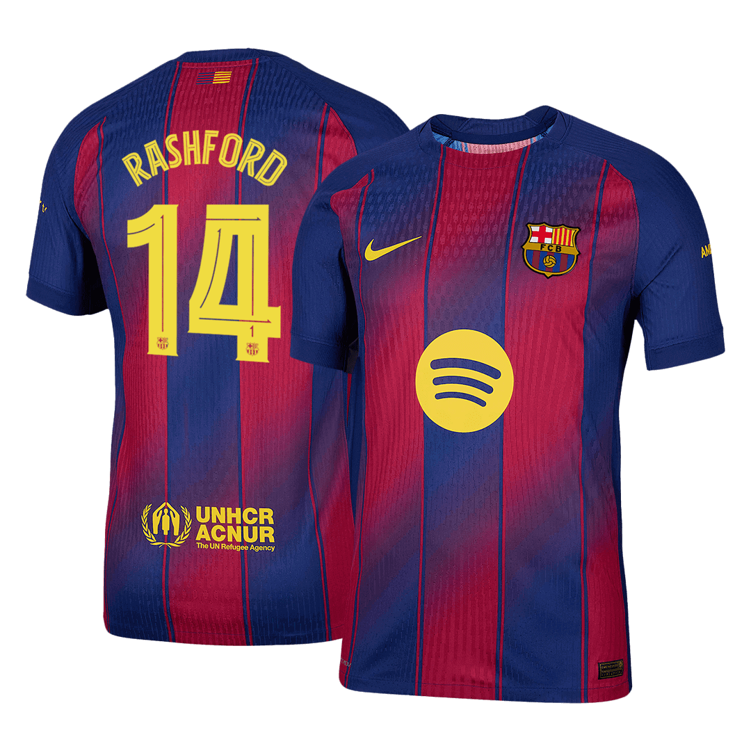 Domácí Fotbalový Dres Barcelona 25/26 Authentic RASHFORD #14 UCL