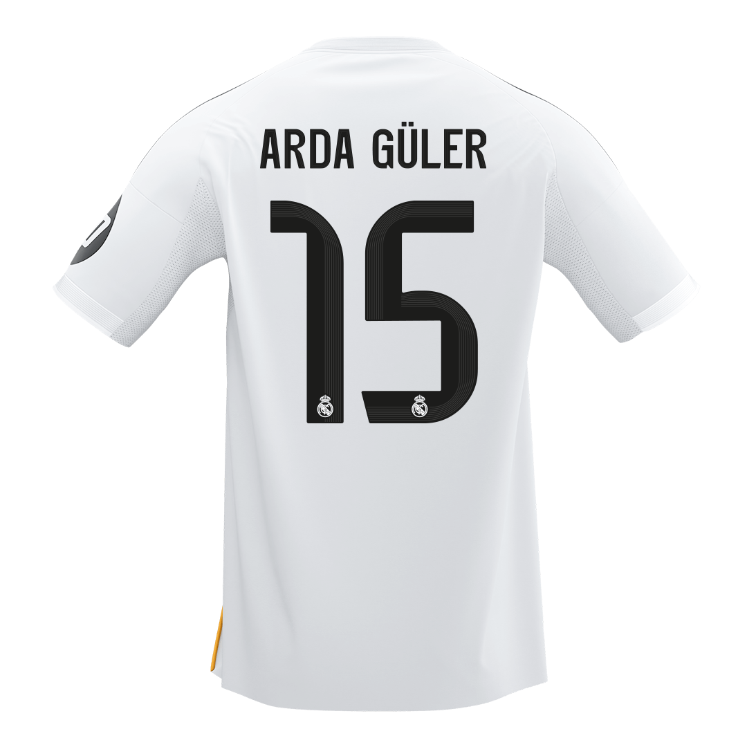 Real Madrid domácí fotbalový dres 2025/26 ARDA GÜLER #15