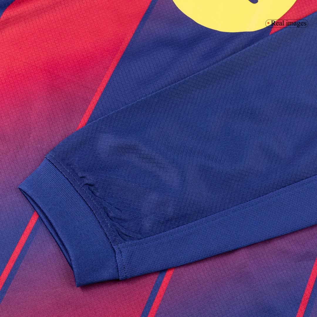 Domácí Fotbalový Dres Barcelona Long Sleeve