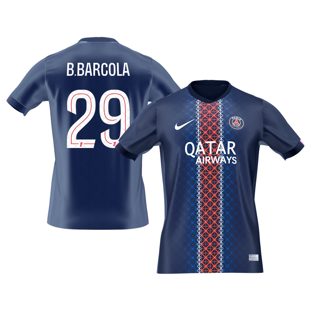 Domácí Fotbalový Dres PSG 25/26 B.BARCOLA #29