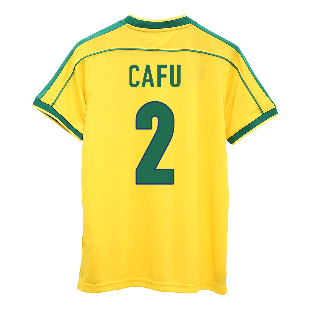Domácí Retro Dres Brazil 1998 CAFU #2