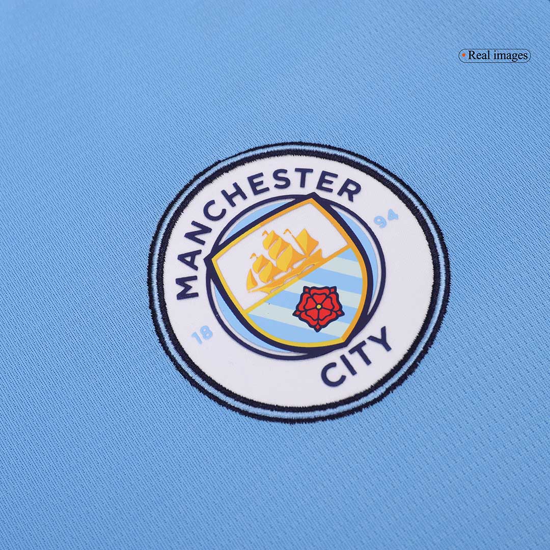 Domácí Fotbalový Dres Manchester City 24/25 Long Sleeve