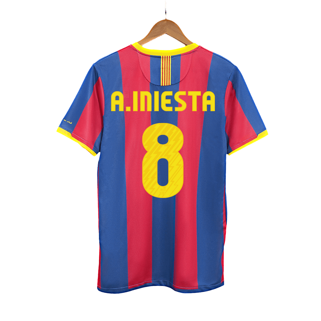 Domácí Retro Dres Barcelona 2010/11 A.INIESTA #8