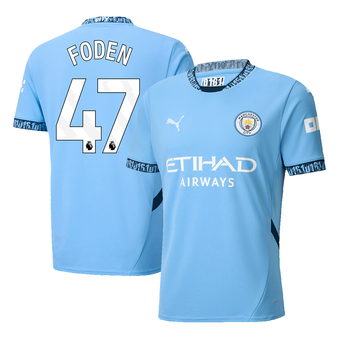 Domácí Fotbalový Dres Manchester City 24/25 FODEN #47