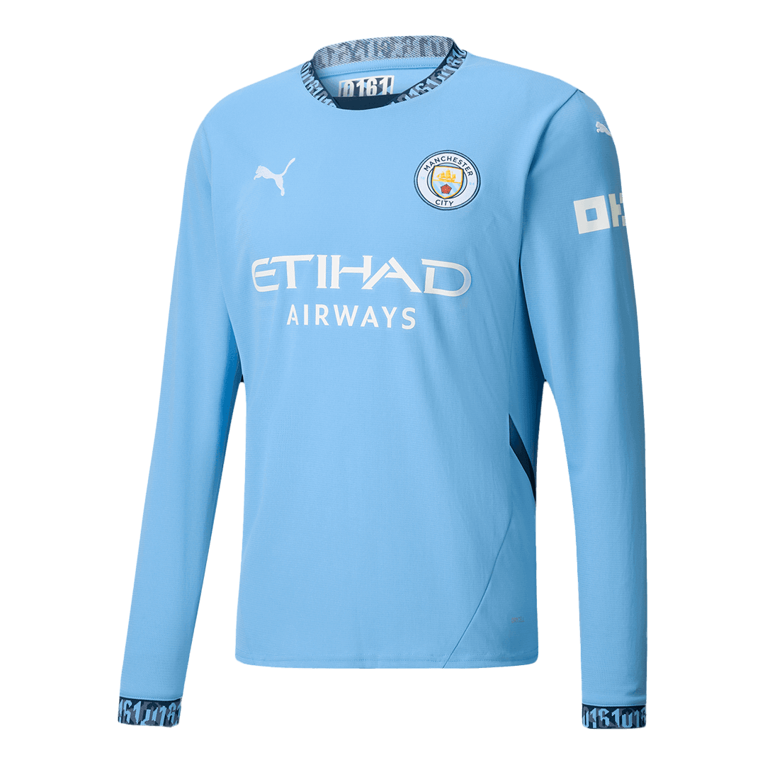 Domácí Fotbalový Dres Manchester City 24/25 Long Sleeve